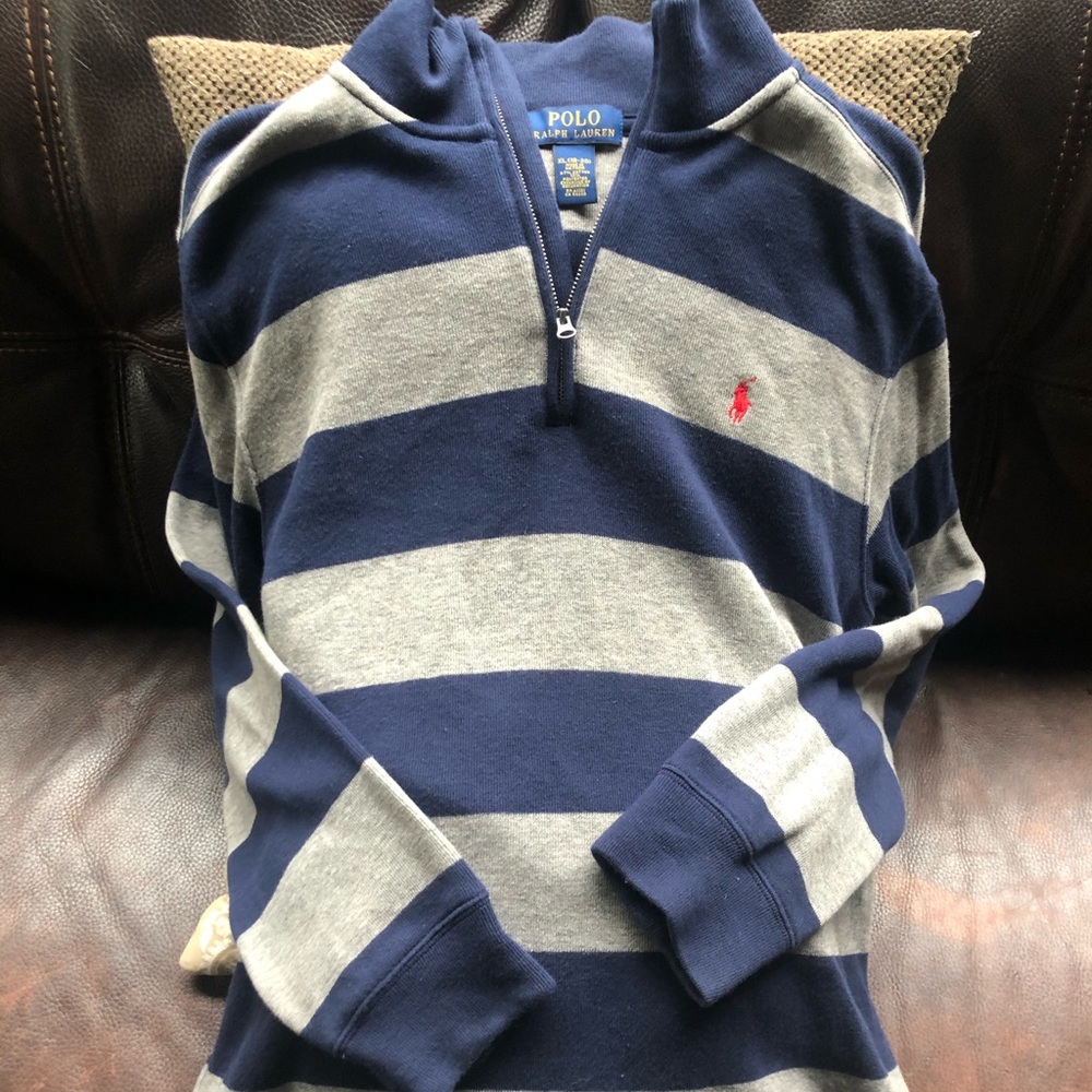 Polo Ralph Lauren striped pull over size xl-18-20